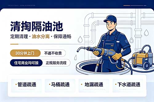 金华清掏隔油池